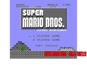 Super Mario Bros - Ninja Turtles (SMB1 Hack) Cover